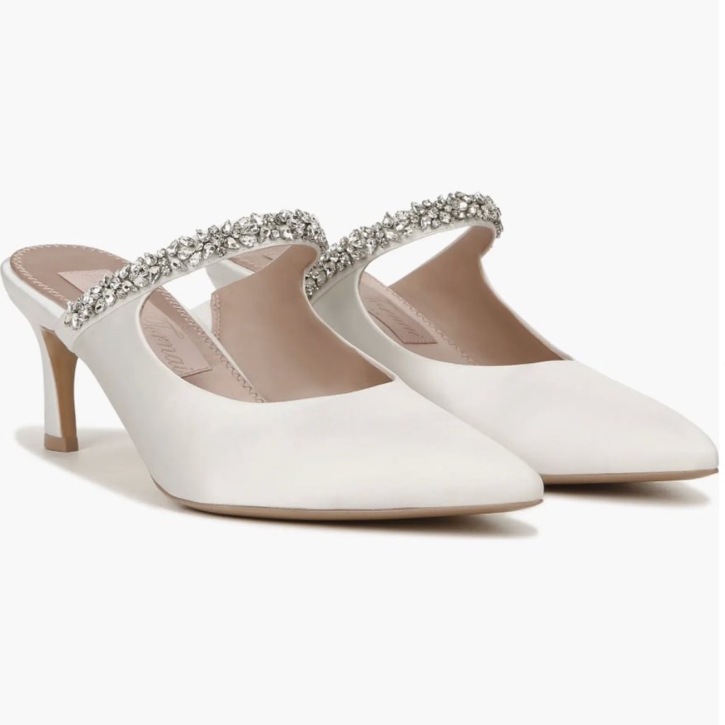 Pnina Tornai X Naturalizer Liefde Mule Wedding Shoes (Size 8.5)